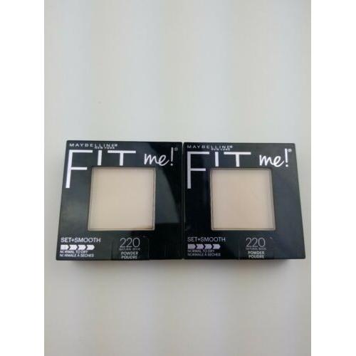 2 Maybelline Fit Me! Pressed Powder Pressed Powder 220 Natural Beige 