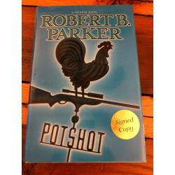 AUTOGRAPHED Potshot 1st Edition Hardcover Robert B Parker - Spenser