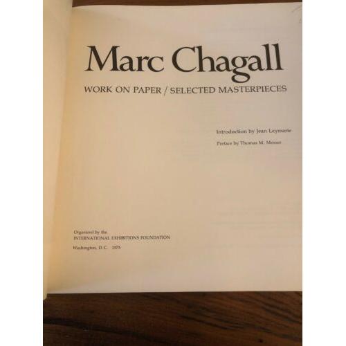 Marc Chagall: Works on Paper / Selected Masterpieces