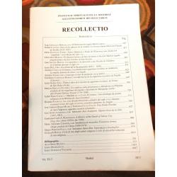 recollectio institutum spiritualitatis Er Historiae Vol XL/2