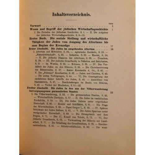 SOZIAL- UND WIRTSCHAFTSGESCHICHTE DER JUDEN IM MITTELALTER UND DER NEUZEIT.