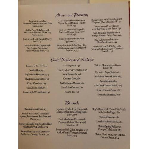 AUTOGRAPHED Roy's Feasts from Hawaii ROY YAMAGUCHI