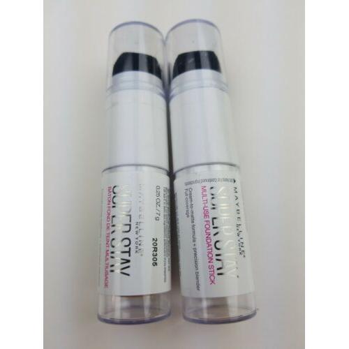 2 Maybelline Super Stay Multi Use Foundation Stick, #130 Buff Beige