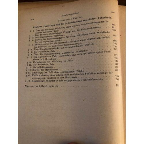 Lehrbuch der Funktionentheorie Erster Band /Band I; B. G. Teubners Sammlung 1920