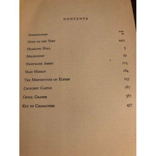 The pleasures of Peacock: Comprising in whole or in part His seven novels