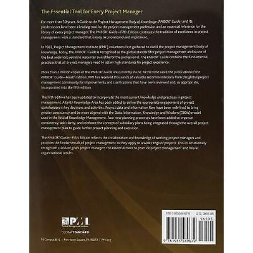 A Guide to the Project Management Body of Knowledge (PMBOK® Guide)Fifth Edition