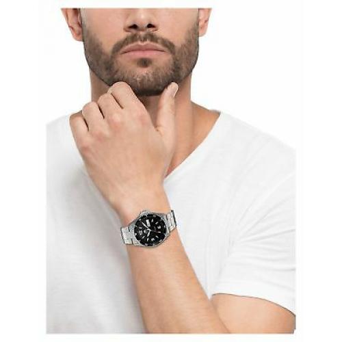 Orient Men's FAA02001B9 Mako II Analog Automatic Hand-Winding Silver Watch