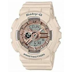 Casio Baby-G Pink Women's Resin Analog & Digital Watch BA110CP-4A 