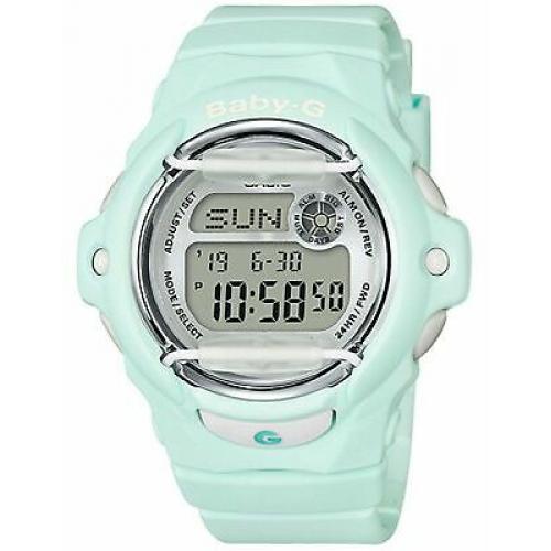 Casio BG169R-3 Baby G Women's Watch Light Mint 46mm 