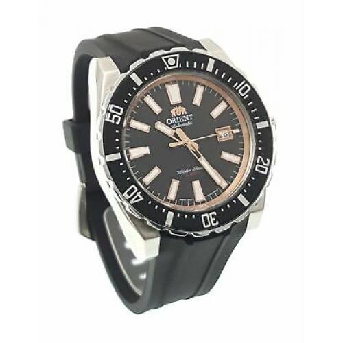 Orient Men's Nami Automatic Stainless Steel & Rubber Diving Watch FAC09003B