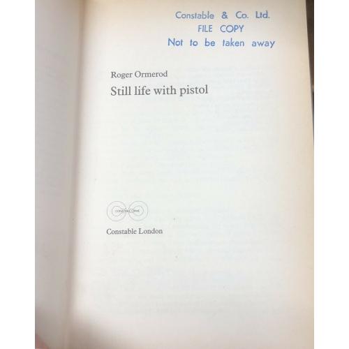 Still Life With Pistol 1st Edition Hardcover