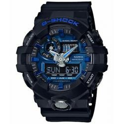 Casio Men's G Shock GA710-1A2 Black Rubber Quartz Sport Watch