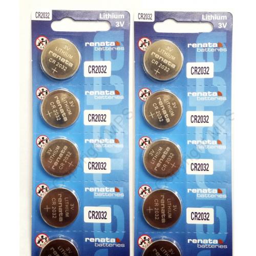 New 5 Pcs RENATA CR2032 CR 2032 3.0 volt Lithium Battery