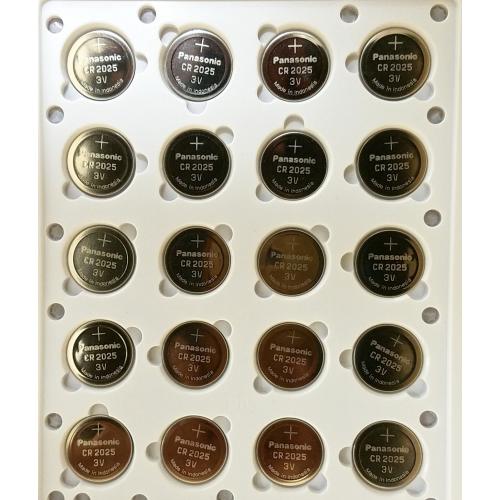 6 NEW PANASONIC CR2025 ECR 2025 Batteries 3V Exp.2025