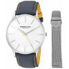 Kenneth Cole New York Men's Gift Set Stainless & Leather Watch KC50918002