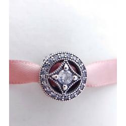 Authentic Pandora Silver 925 ALE Vintage Allure Bead Charm 791970CZ