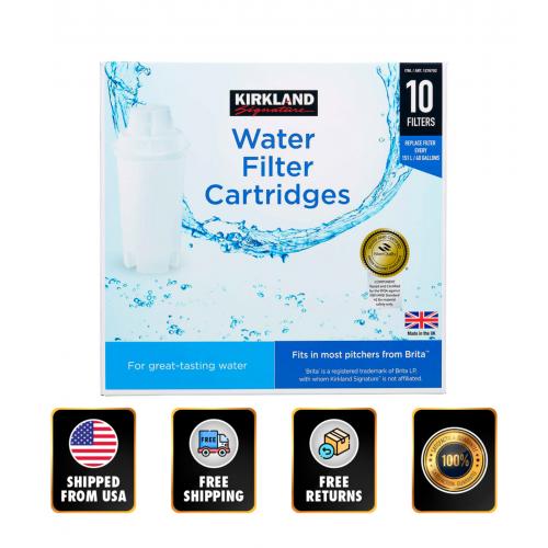 Kirkland Water Filter Cartridge 10 Pack Set Great Tasting Water Tested Certified