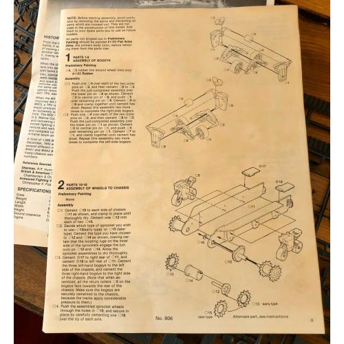 TESTORS/ITALERI 1/35 scale kit M32 RECOVERY VEHICLE # 806  1980 Tank Military