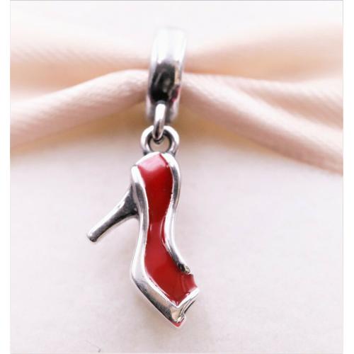 Authentic Pandora  Silver 925 ALE  Red Stiletto Enamel Charm 792154