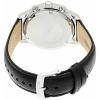Seiko Men's SNDC33 Classic Black Leather Black Chronograph Dial Watch