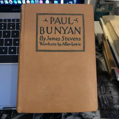 Paul Bunyan By James Stevens. Woodcuts By Allen Lewis. 1925 Hardcover