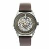 Kenneth Cole Men's Quartz Gunmetal Stainless Steel & Leather Watch KC50563002