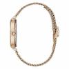 GUESS Women's 34mm Rose Gold-Tone Steel Quartz Silver-Tone Dial Watch W1289L3