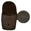 Vintage Boy Scouts “Be Prepared” Knife Sharpener Stone w/ Leather Holder Pouch