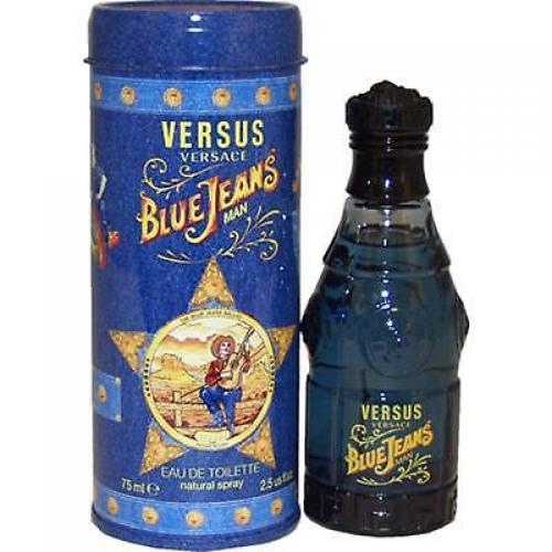 BLUE JEANS by Versus Versace 2.5 oz for Men Cologne New IN CAN