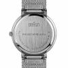 Braun Women's BN0031WHSLMHL Silver-Tone Watch with Mesh Stainless Steel band 
