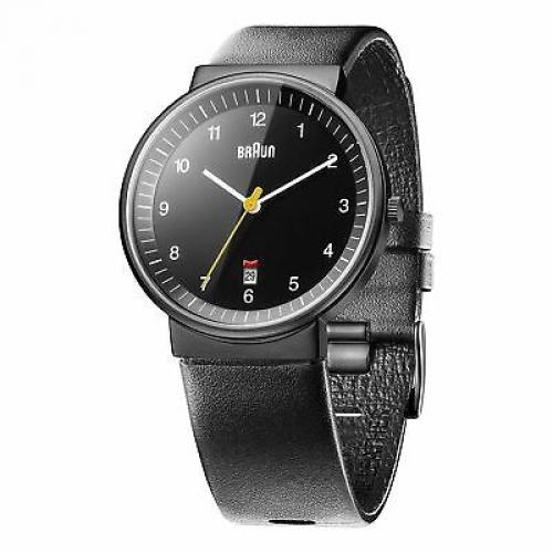 Braun Men's BN0032BKBKG Classic Analog Display Quartz Black Watch