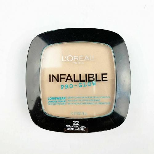 L'Oreal Infallible Pro Glow Longwear Pressed Powder #22 Creamy Natural