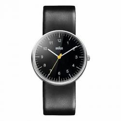 Braun Men's BN0021BKBKG Classic Stainless Steel Watch with Black Band