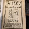 Heroes of Troy Illustrated Carl Lotave Pub By Milton Bradley 1924 Hardcover
