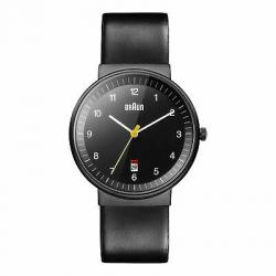 Braun Men's BN0032BKBKG Classic Analog Display Quartz Black Watch