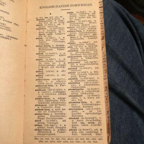 Laird & Lee's Danish-Norwegian-English English-Danish-Norwegian Self-Pronounc...