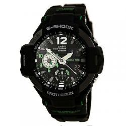Casio G-Shock Men's Gravity Master Black & Green Watch GA-1100-1A3 