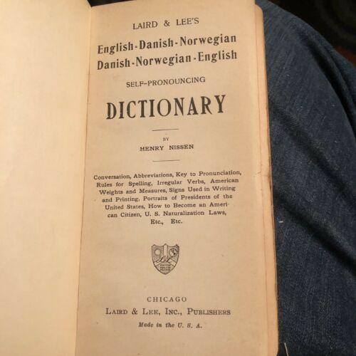 Laird & Lee's Danish-Norwegian-English English-Danish-Norwegian Self-Pronounc...