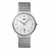 Braun Men's Stainless steel Mesh Quartz Silver Toned Watch BN0032WHSLMHG 