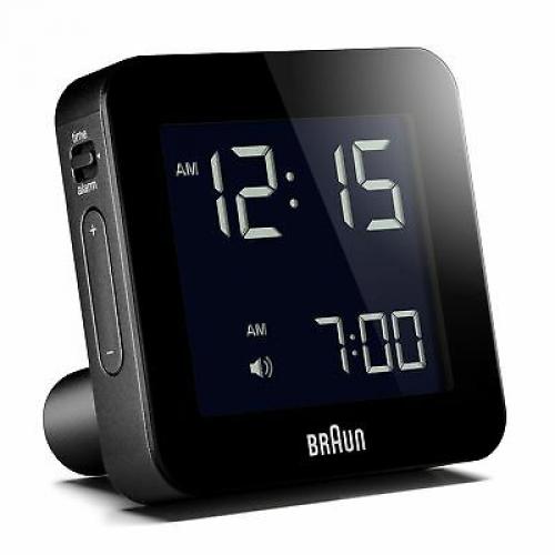 Braun BNC009BK Digital Quartz Alarm Clock