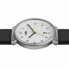 Braun Men's BN0032WHBKG Classic Analog Watch w. White Display and Black Band