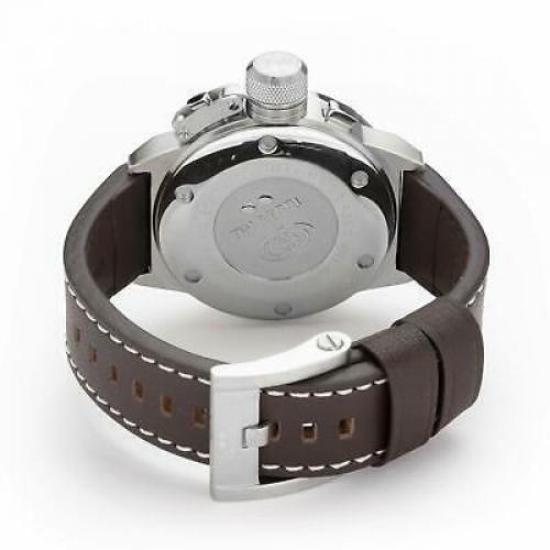 NEW TW Steel Men's CEO Canteen Chronograph Leather Band Watch - CE1007