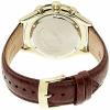 Seiko Chronograph Silver Dial Brown Leather Mens Watch SPC088