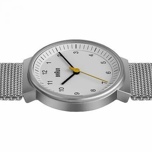 Braun Women's BN0031WHSLMHL Silver-Tone Watch with Mesh Stainless Steel band 
