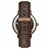 Kenneth Cole New York Men's Brown Stainless Steel & Leather Watch KC50780002