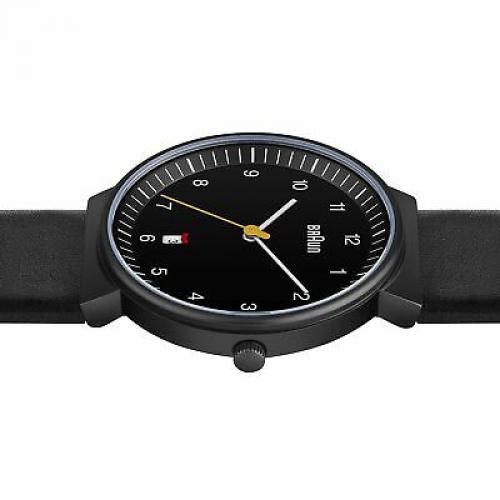 Braun Men's BN0032BKBKG Classic Analog Display Quartz Black Watch