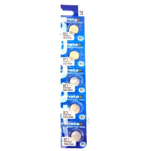 371 RENATA SR920SW D370 Watch Battery Free Shipping Authorized Seller (10 PACK)