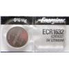 NEW FRESH ENERGIZER CR1632 ECR1632 1632 3V Lithium Coin Battery Expire 2025 USA