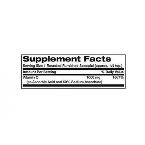 Bronson VITAMIN C CRYSTALS Buffered with Sodium Ascorbate 2.2 lbs