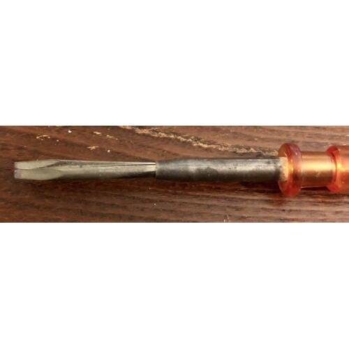 QUICK-WEDGE 1734 SCREW-HOLDING Screwdriver 4 Shank 6-1/2 OAL w/ Orange Handle